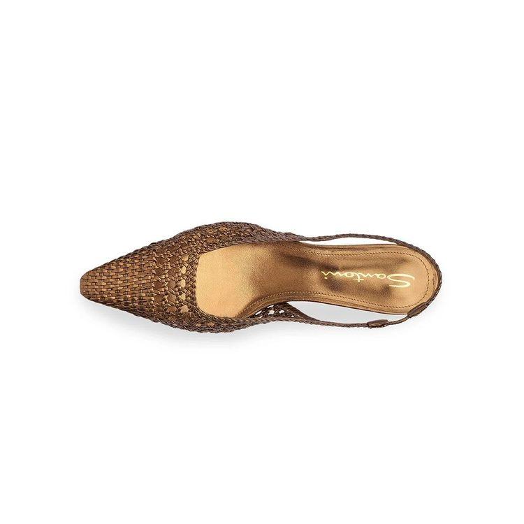 SANTONI bronzane cipele sa otvorenom petom