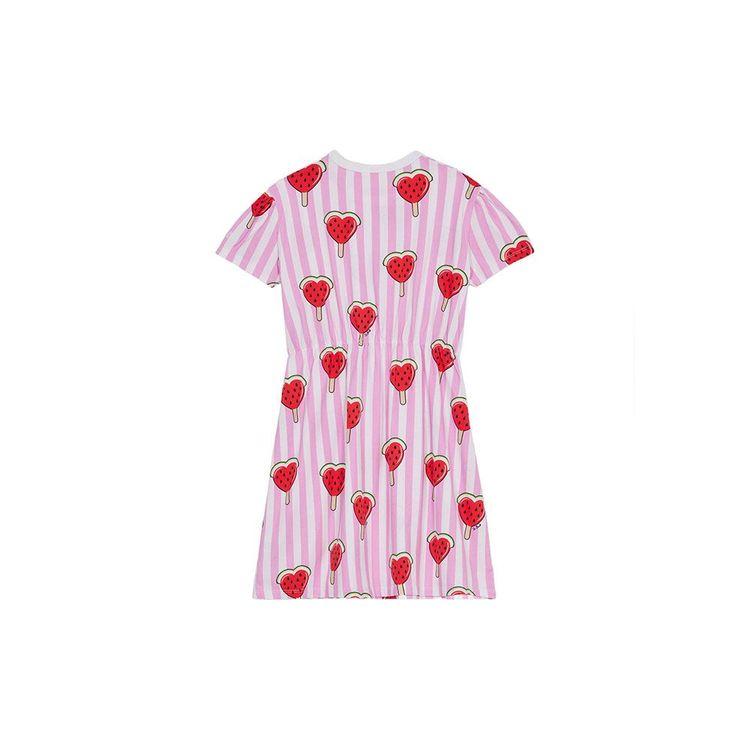 MC2 SAINT BARTH dječija haljina sa printom srca i lubenice