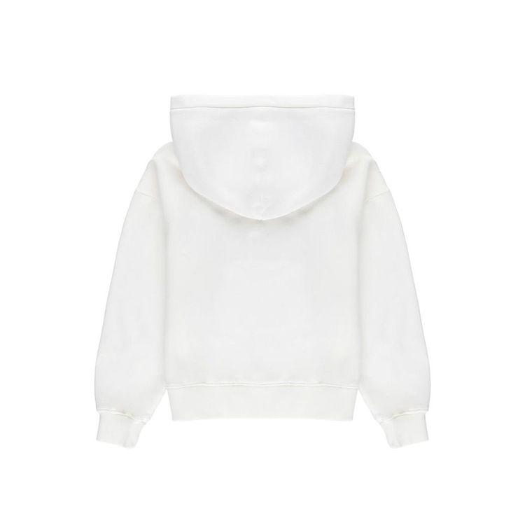 MC2 SAINT BARTH bijeli dječiji duks cvjetni logo