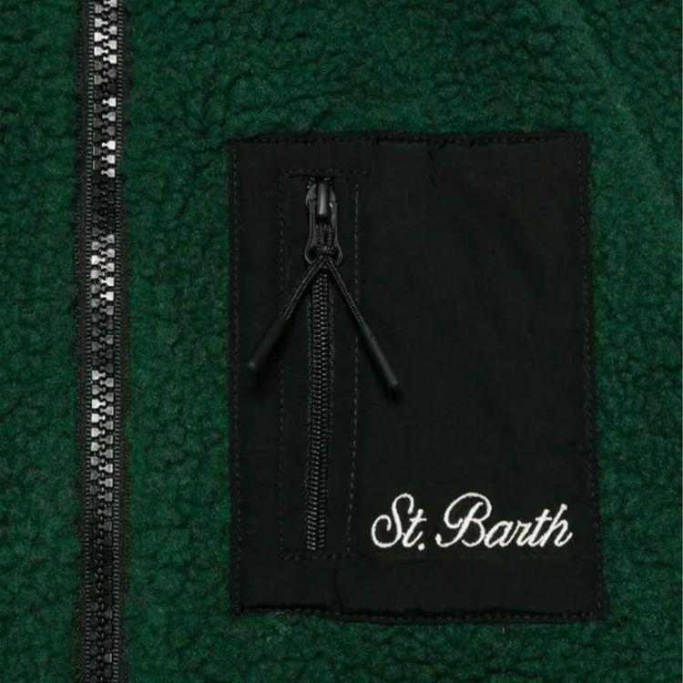 MC2 SAINT BARTH Snoopy teddy zelena dječija jakna