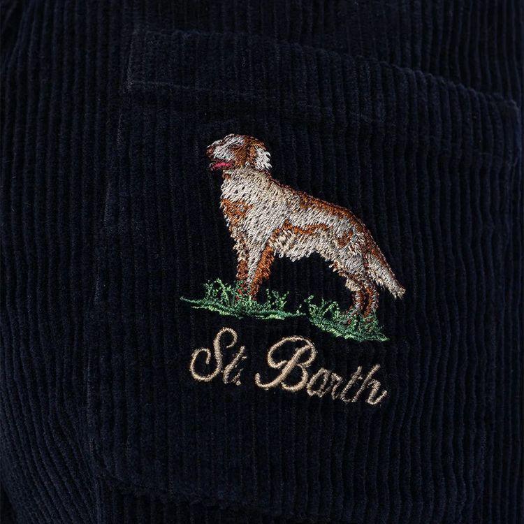 MC2 SAINT BARTH teget somot dječije pantalone