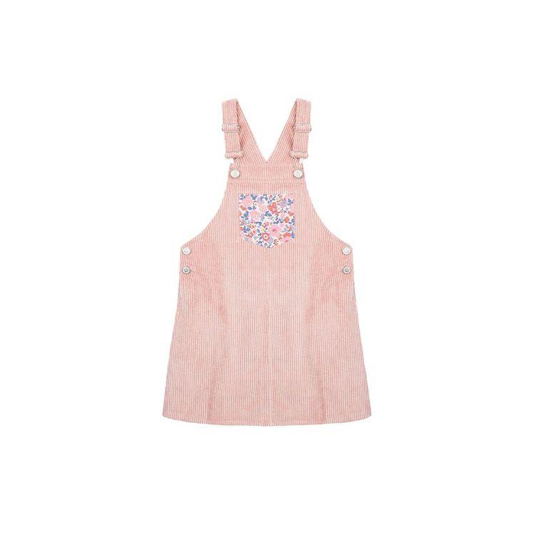 MC2 SAINT BARTH roza somot dječija haljina