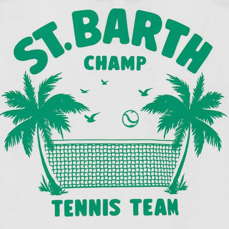 MC2 SAINT BARTH Tennis Team bijela dječija majica
