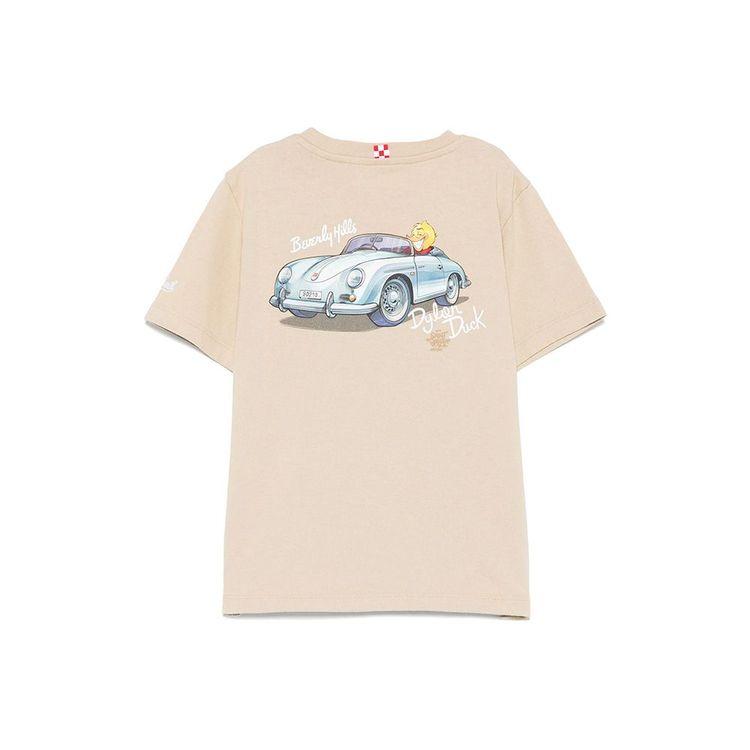 MC2 SAINT BARTH Crypto Puppetes' tamno bež dječija majica