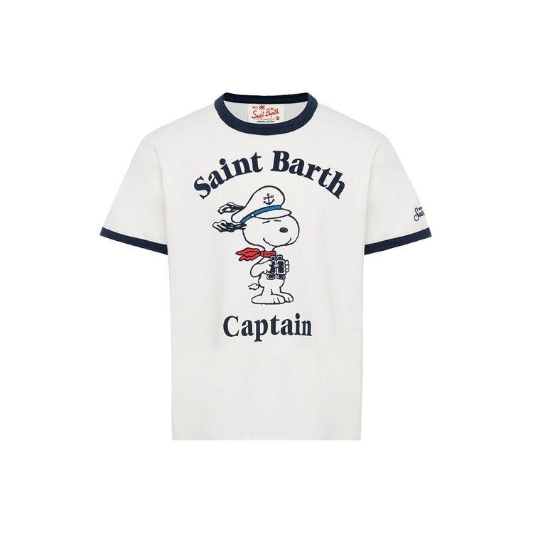 MC2 SAINT BARTH Snoopy bijela dječija majica