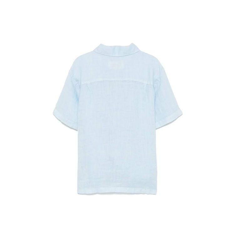 MC2 SAINT BARTH svijetlo plava dječija lanena košulja