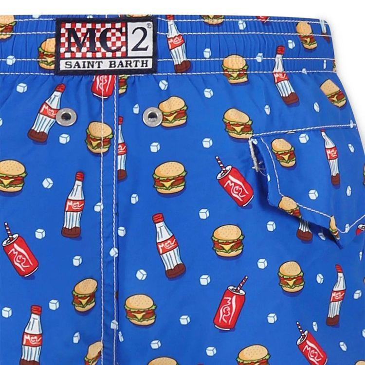 MC2 SAINT BARTH Coca Cola indigo plavi dječiji šorts