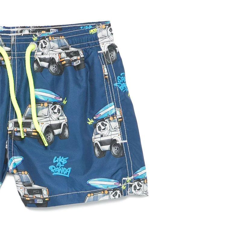 MC2 SAINT BARTH Panda teget dječiji šorts