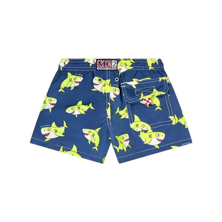 MC2 SAINT BARTH Fluo Shark teget dječiji šorts