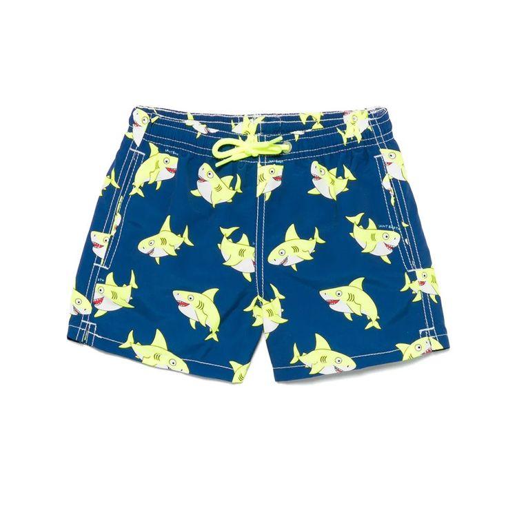 MC2 SAINT BARTH Fluo Shark teget dječiji šorts