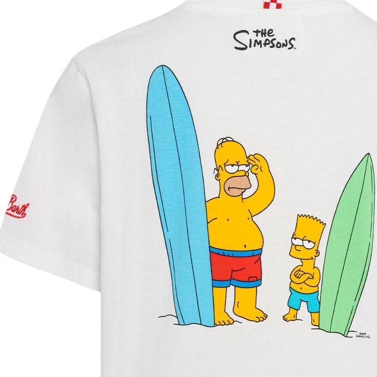 MC2 SAINT BARTH Simpsons bijela dječija majica