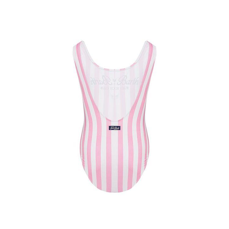 MC2 SAINT BARTH Beach Club rozi dječiji kupaći na pruge