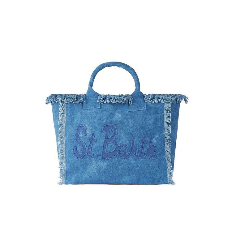 MC2 SAINT BARTH Vanity denim plava ženska torba