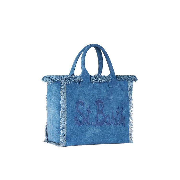 MC2 SAINT BARTH Vanity denim plava ženska torba
