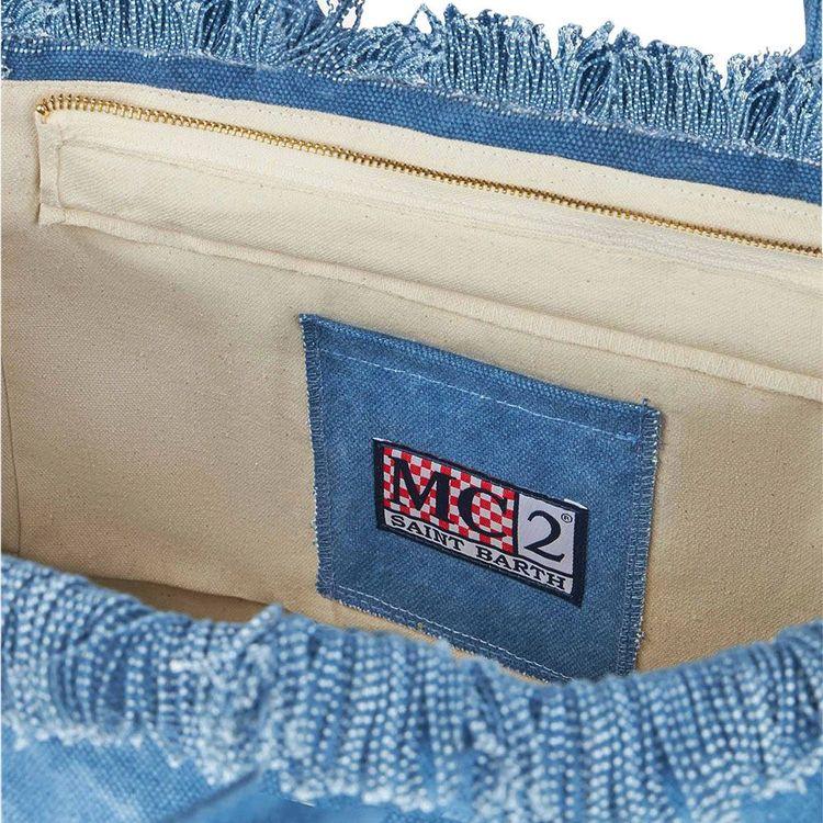 MC2 SAINT BARTH Vanity denim plava ženska torba