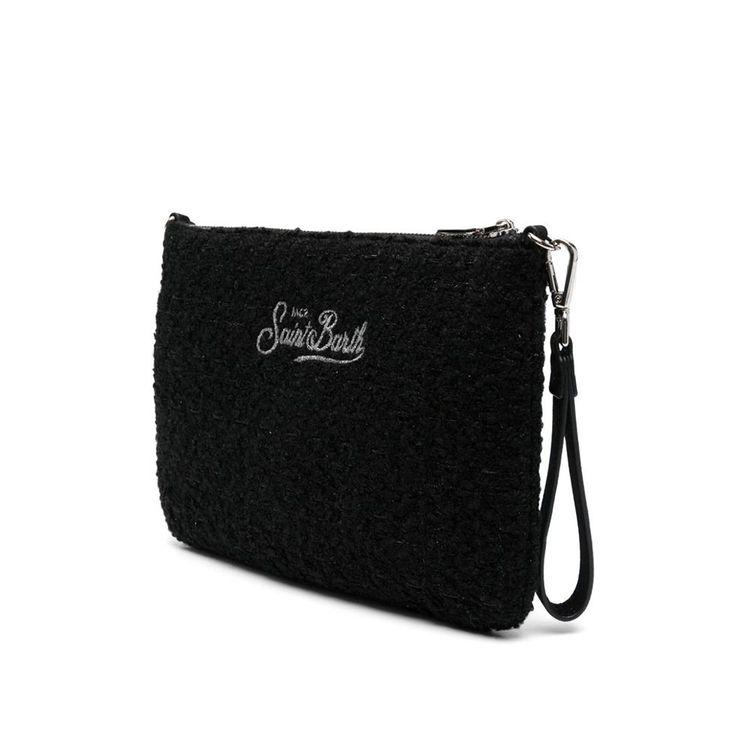 MC2 SAINT BARTH Parisienne Tweed crna ženska torba