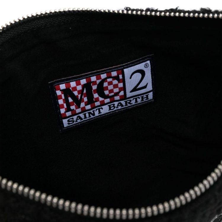 MC2 SAINT BARTH Parisienne Tweed crna ženska torba