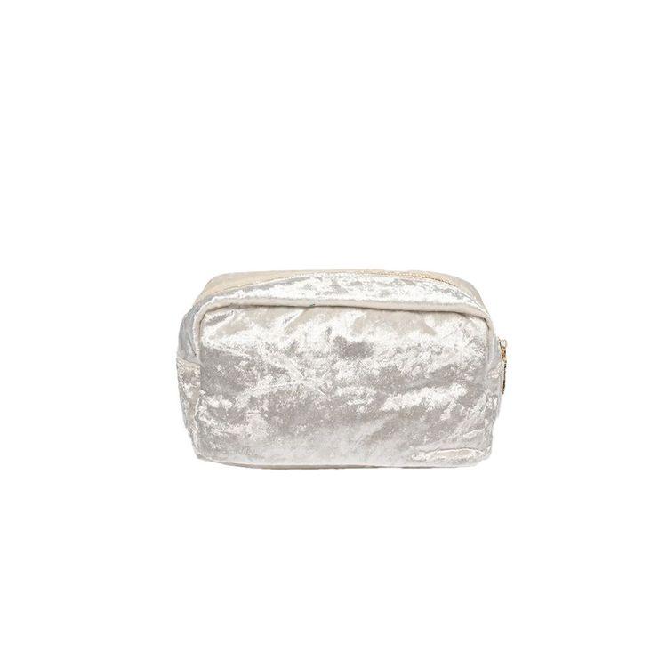 MC2 SAINT BARTH Soft Pouch bijeli plišani ženski neseser