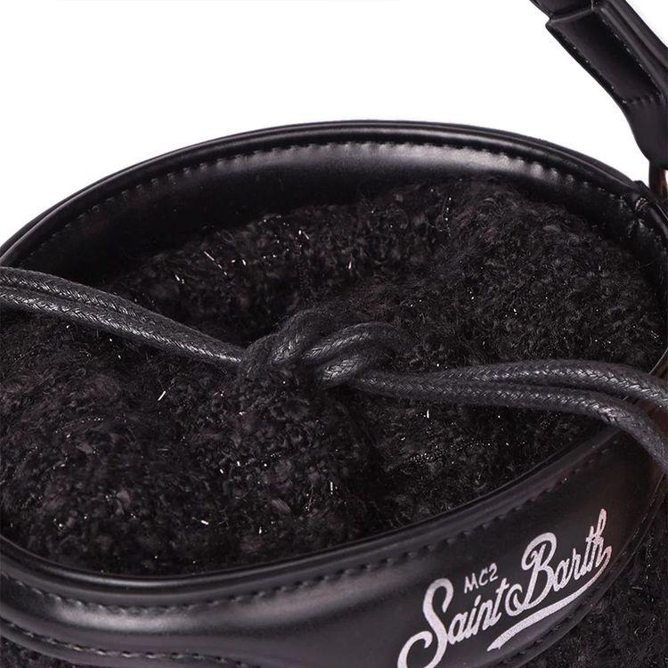 MC2 SAINT BARTH Mila Tweed crna ženska torba