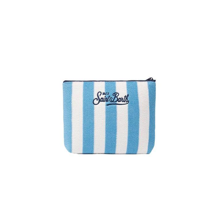 MC2 SAINT BARTH Aline plavo-bijeli neseser
