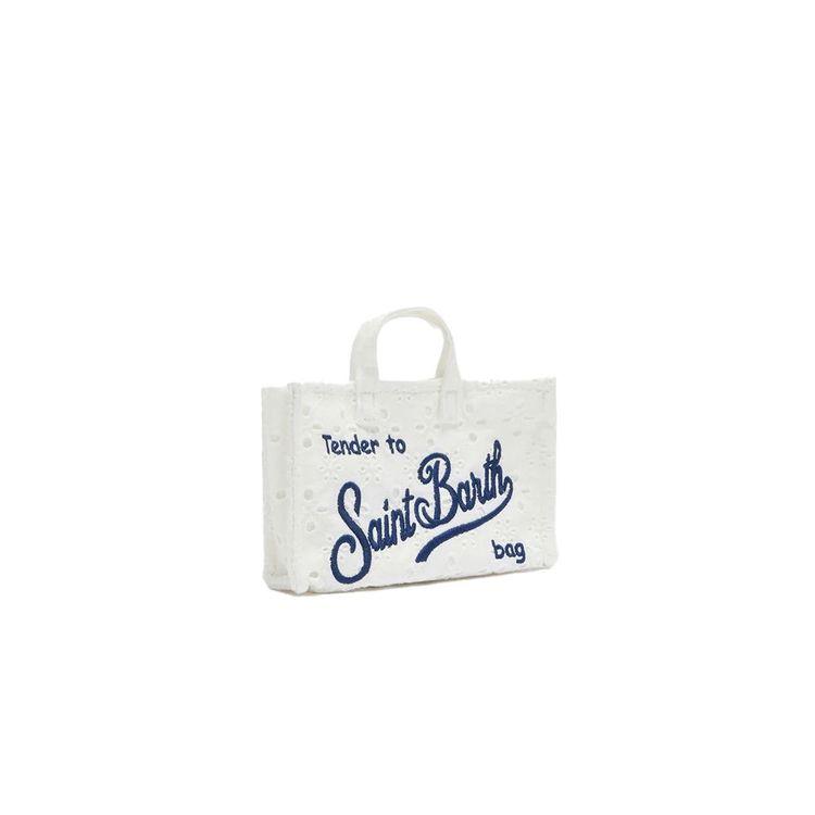 MC2 SAINT BARTH Phone Bag bijela vezena ženska torba