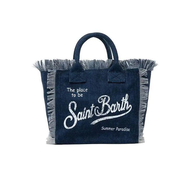 MC2 SAINT BARTH Vanity tamni denim ženska torba