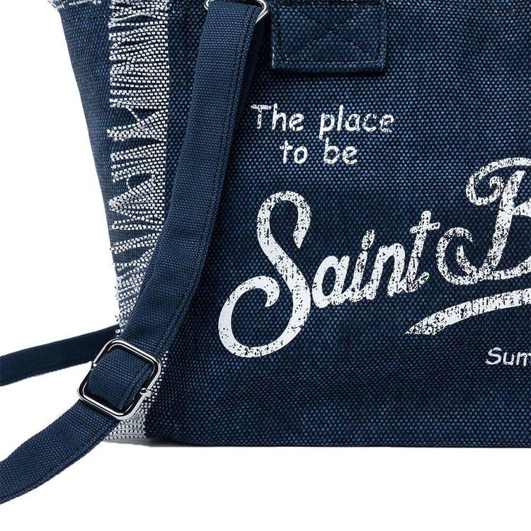 MC2 SAINT BARTH Vanity tamni denim ženska torba