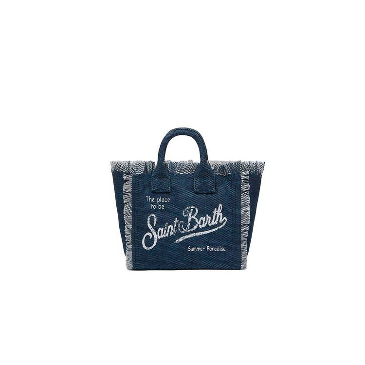 MC2 SAINT BARTH Vanity Mini tamni denim ženska torba