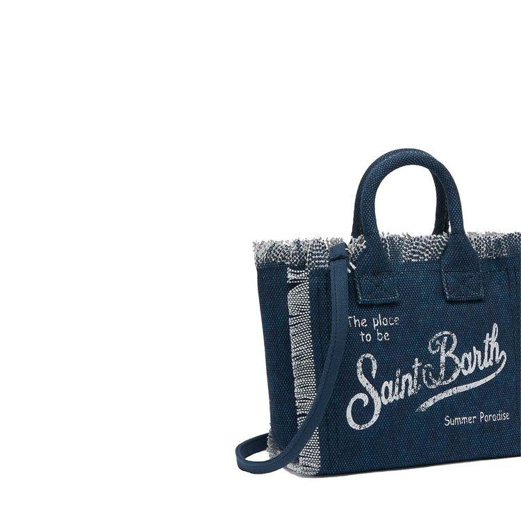 MC2 SAINT BARTH Vanity Mini tamni denim ženska torba