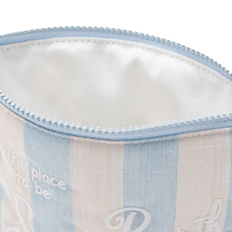 MC2 SAINT BARTH Aline Soft plavo-bijeli neseser na linije