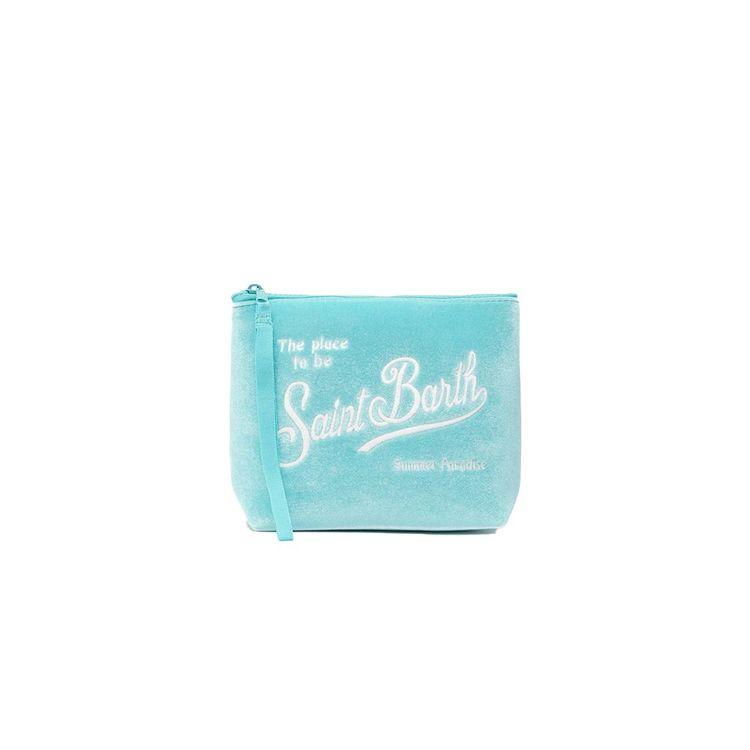 MC2 SAINT BARTH Aline mint plišani neseser