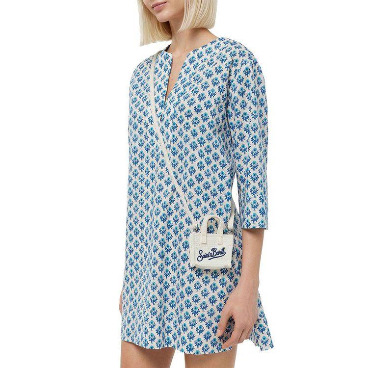 MC2 SAINT BARTH Waffle Key Bag mliječno bijela ženska tašna