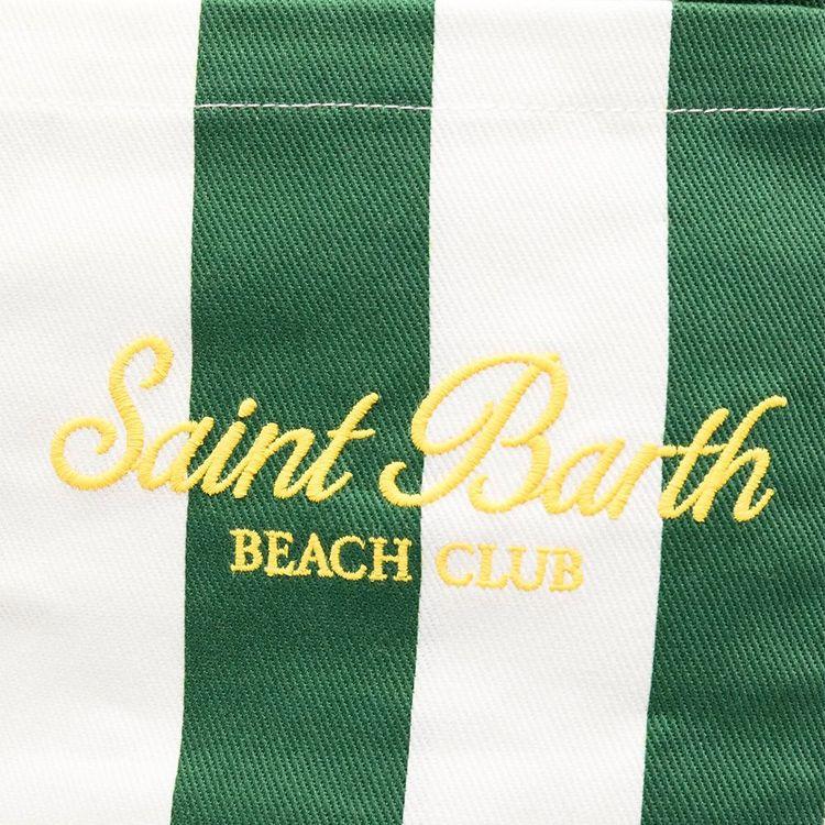 MC2 SAINT BARTH Beachclub zeleno-bijeli muški ruksak za plažu