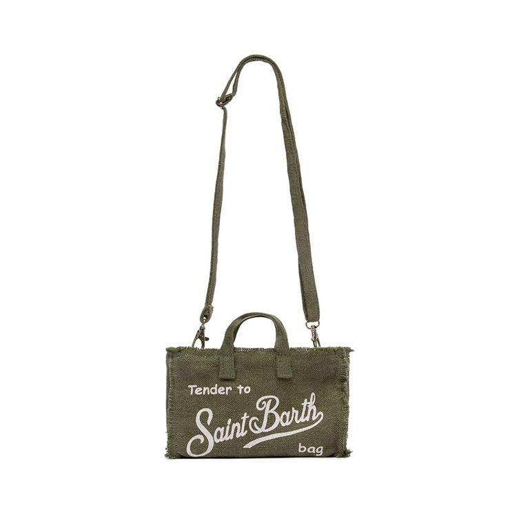 MC2 SAINT BARTH Phone Bag maslinasta lanena ženska torba