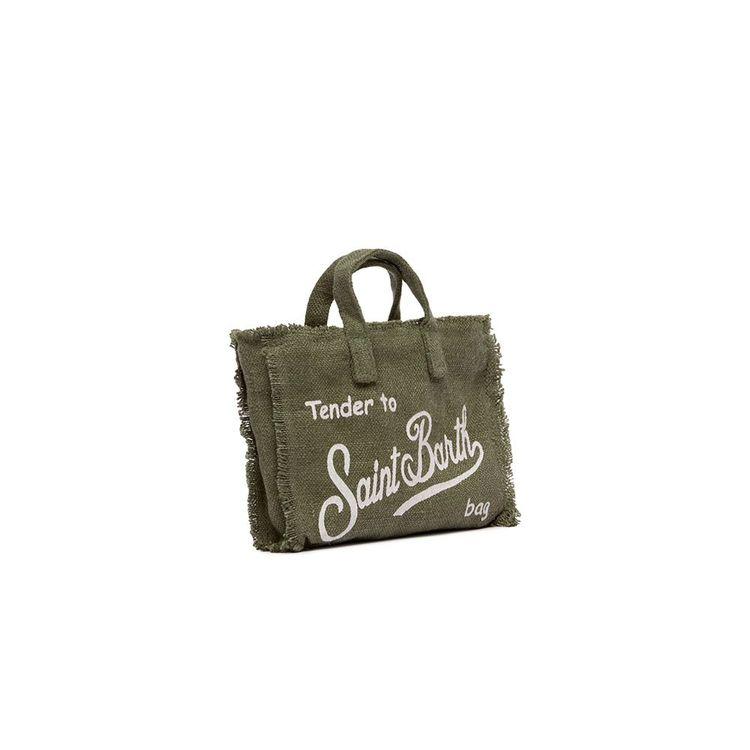 MC2 SAINT BARTH Phone Bag maslinasta lanena ženska torba