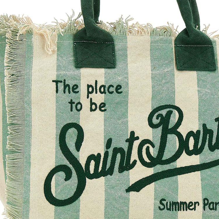 MC2 SAINT BARTH Vanity zeleno-bež ženska torba