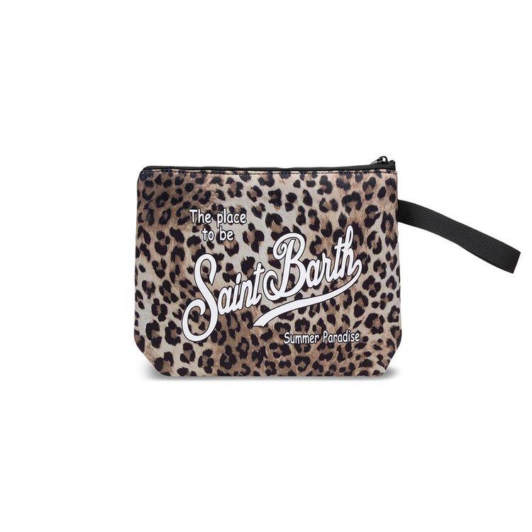 MC2 SAINT BARTH Aline L Leopard bež neseser