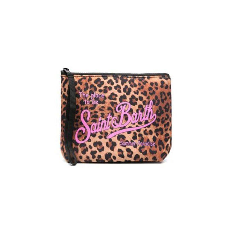 MC2 SAINT BARTH Aline neseser sa leopard printom