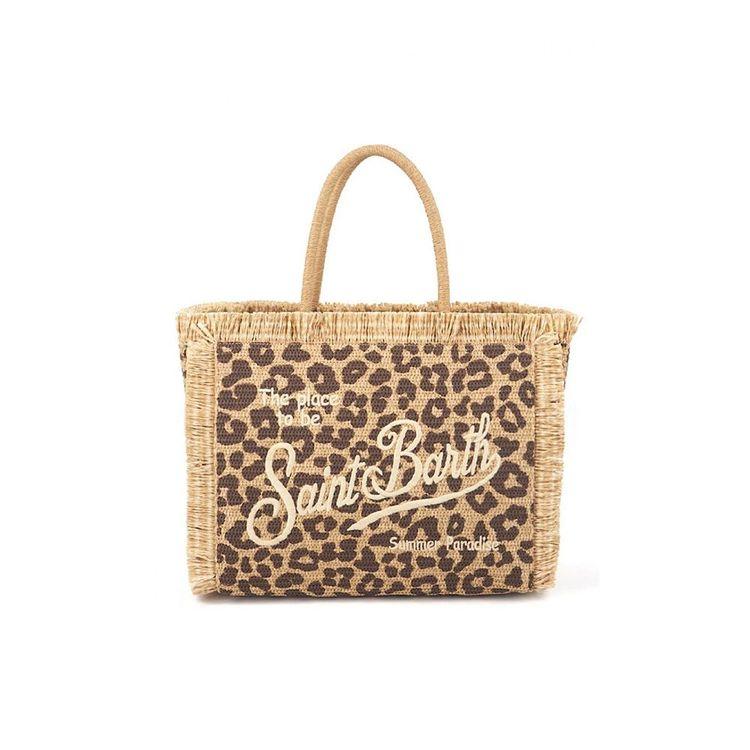 MC2 SAINT BARTH Vanity Leopard bež ženska torba