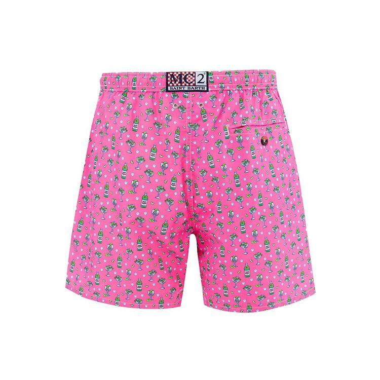 MC2 SAINT BARTH fluo-rozi muški šorts