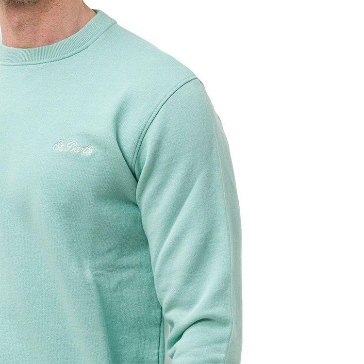 MC2 SAINT BARTH mint muški duks sa bijelim logom