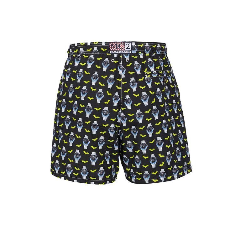 MC2 SAINT BARTH Batman crni muški šorts