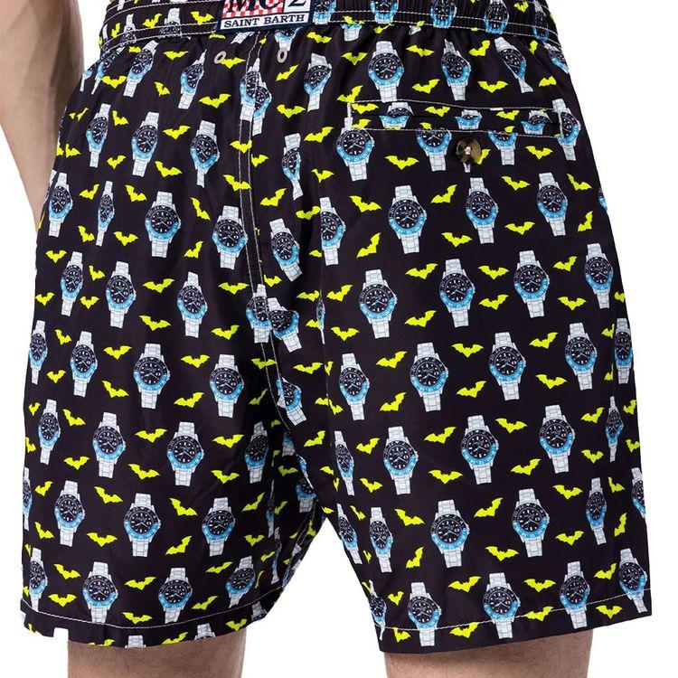MC2 SAINT BARTH Batman crni muški šorts