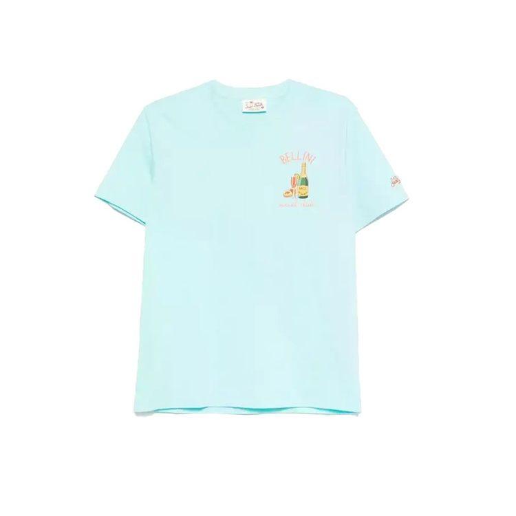 MC2 SAINT BARTH mint muška majica sa "Bellini-social Club" vezom