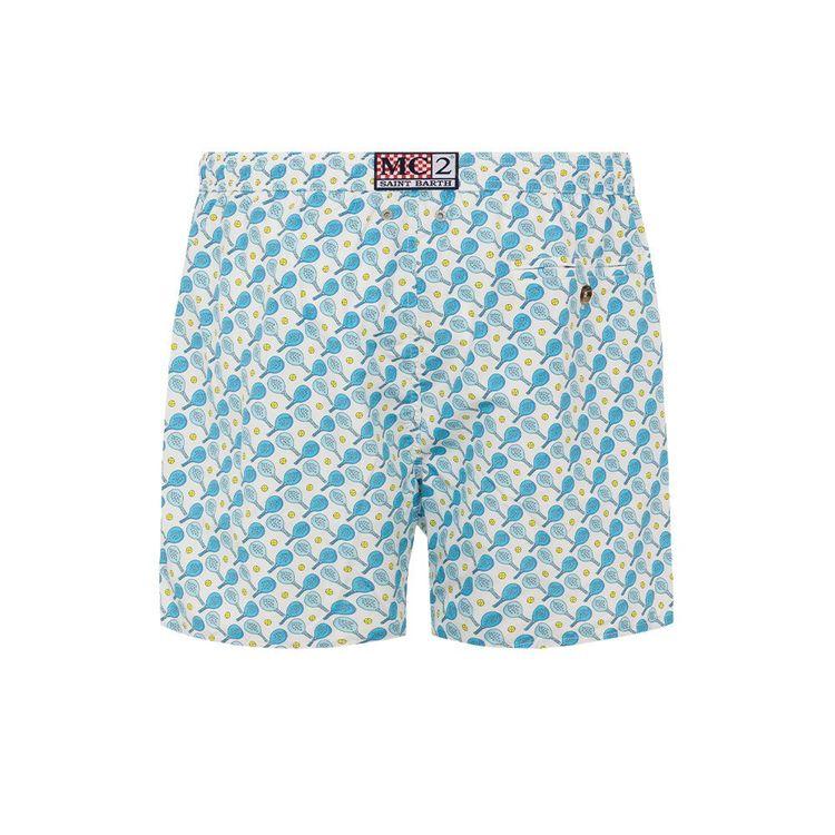 MC2 SAINT BARTH Lighting muški šorts sa padel printom