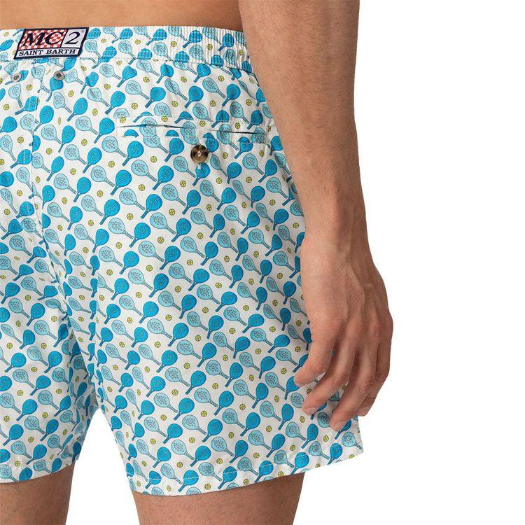 MC2 SAINT BARTH Lighting muški šorts sa padel printom
