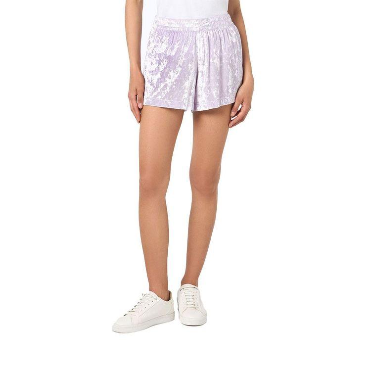 MC2 SAINT BARTH lila ženski plišani šorts