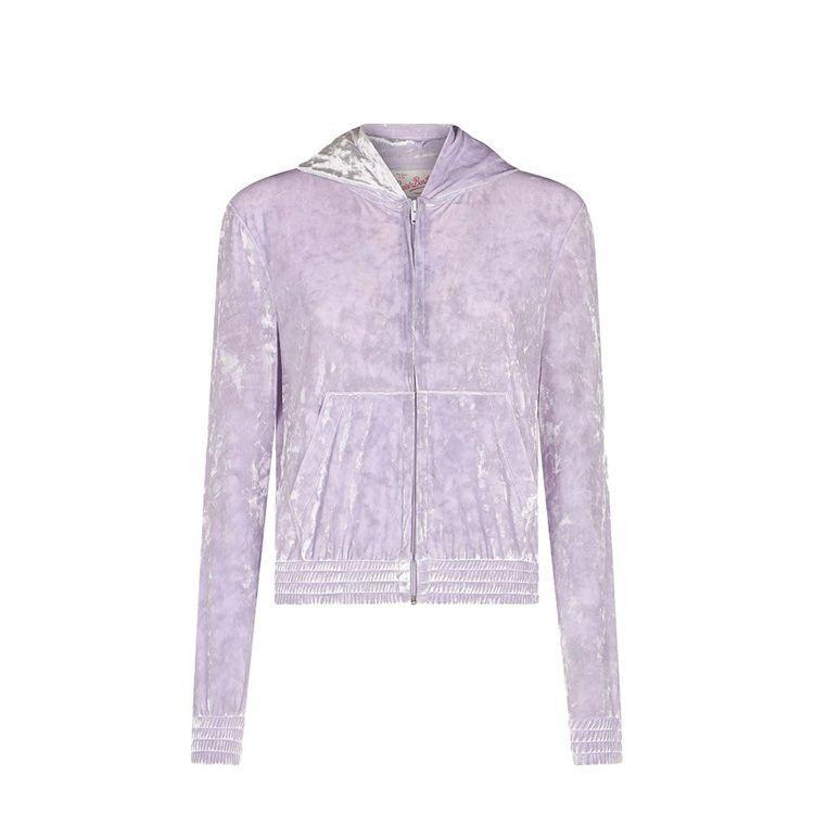 MC2 SAINT BARTH lila ženski plišani duks