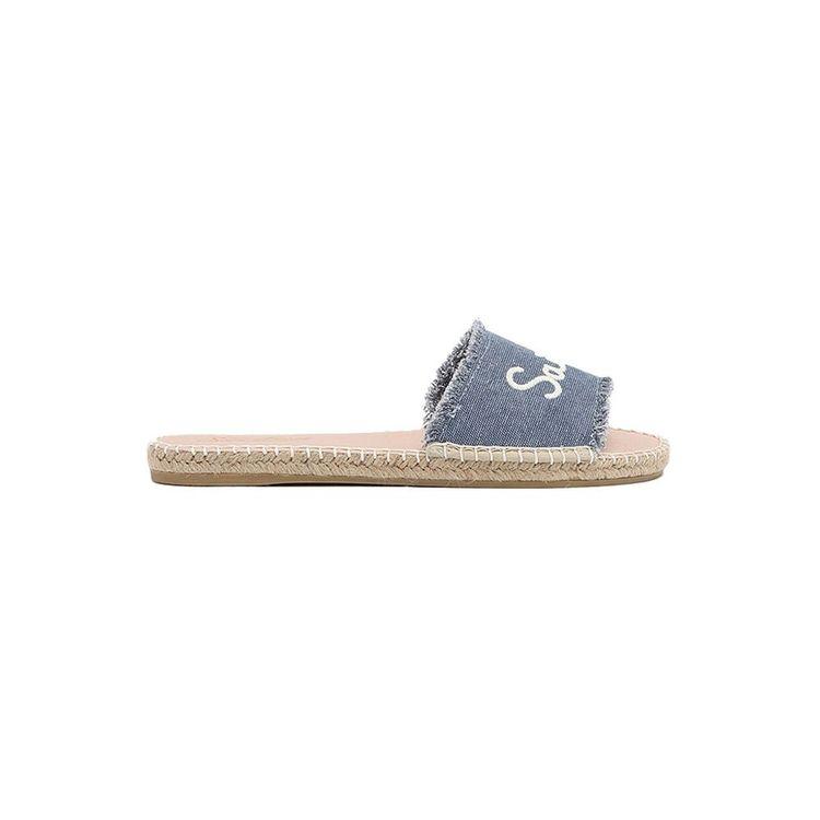 MC2 SAINT BARTH denim ženske papuče