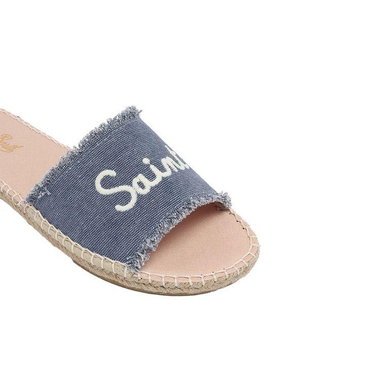 MC2 SAINT BARTH denim ženske papuče